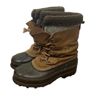 Sorel Sudbury men’s leather suede nubuck waterproof winter boots warm snow